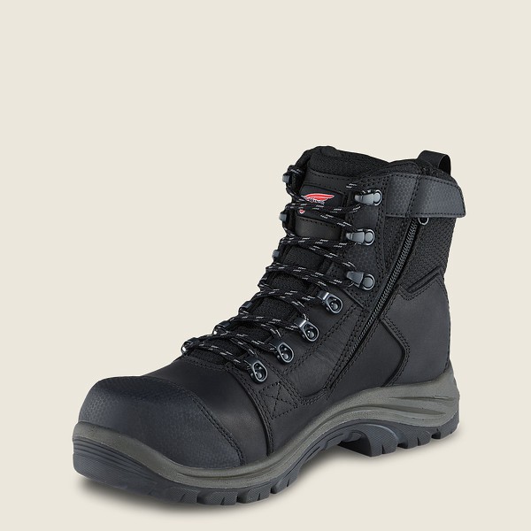 Red Wing Safety Boots Trades - 6-Inch Side-Zip Waterproof Toe - Svart - Herre 6251-KDTRM